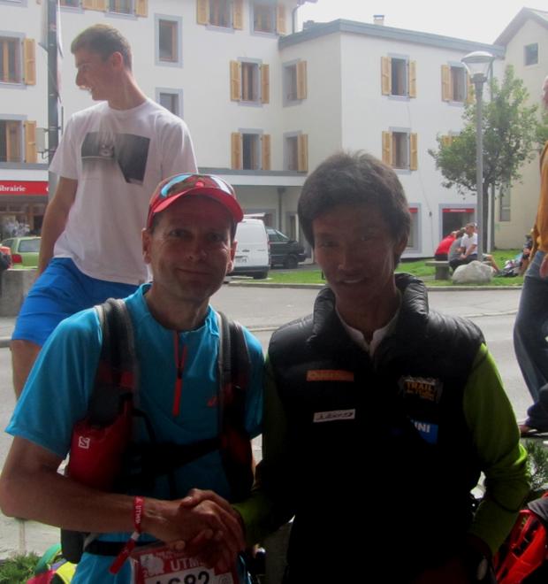30 aout : Alain Perrot est parti hier pour son énorme pari . Etre finisher sur l'UTMB (voir en page hors stade)