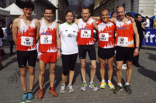 Dimanche 29 mars : Une équipe d'athlètes s'est déplacée à Chambery pour le 10 km